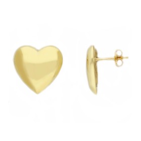 Orecchini Cuore Oro Giallo 9kt