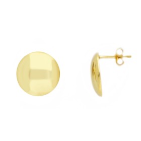 Orecchini A Lobo Disco Oro Giallo 9kt