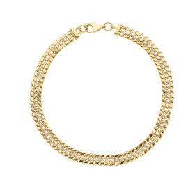 Bracciale Maglia Piatta Oro Giallo 9kt