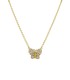 Collana Farfalla Oro Giallo 9kt Zirconi