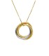 Collana Centrale Oro Bianco e Oro Giallo