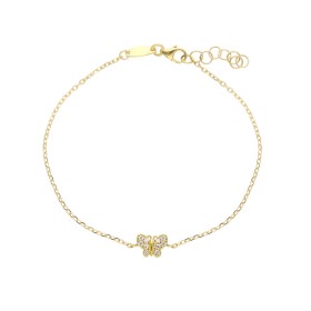 Bracciale Farfalla Oro Giallo 9kt