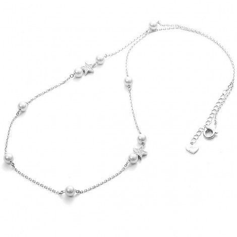 Collana Donna Cesare Paciotti Pearl and Star 4UCL3014W