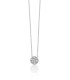 Collana Tondo Miluna Oro Bianco 9kt e Diamanti CLD4777X