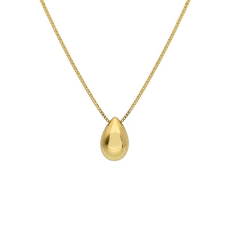 Collana Goccia Oro Giallo 18kt