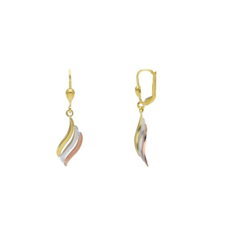 Orecchini Tre Ori 18kt