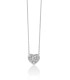 Collana Cuore Miluna Oro Bianco 9kt e Diamanti CLD4778X
