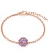 Bracciale Miluna Gemma del Cielo Ametista Argento BRD994