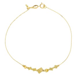 Bracciale Cubi Oro Giallo 18kt