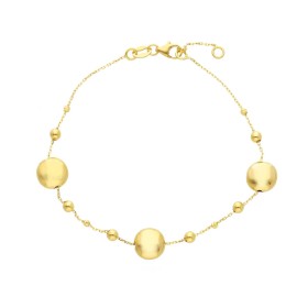 Bracciale Sfere Alternate Oro Giallo 18kt
