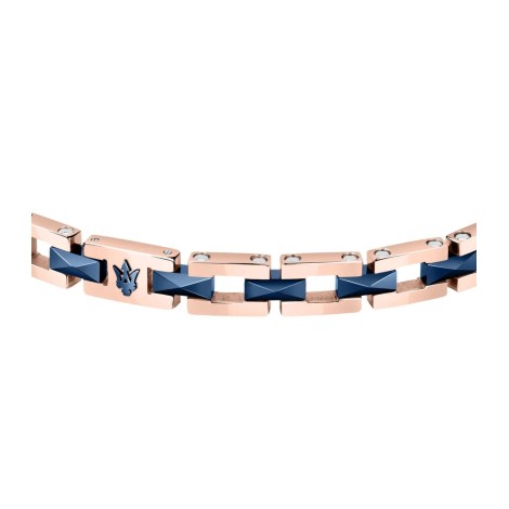 Bracciale Maserati Acciaio Ceramica Blu JM422ATZ15