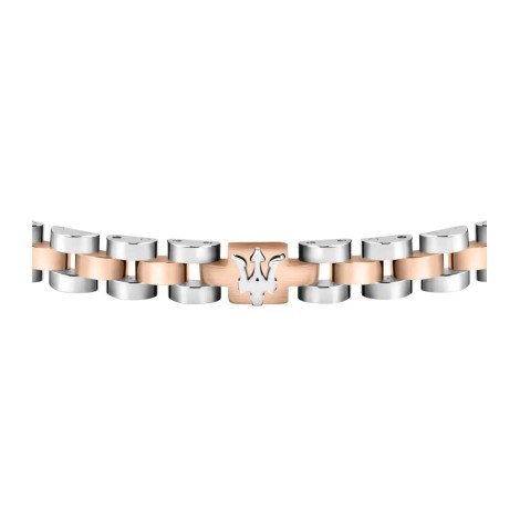 Bracciale Maserati Acciaio Rosé e Argento JM219AQH16
