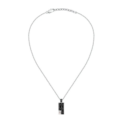 Collana Maserati Acciaio Ceramica Nera JM423ATZ27
