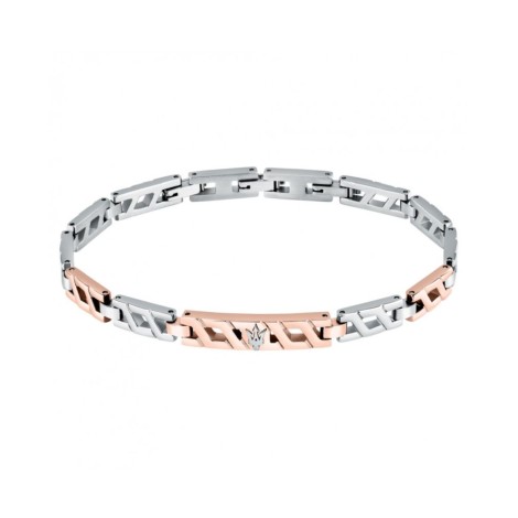 Bracciale Maserati Acciaio Rosé e Argento  JM124AVD37