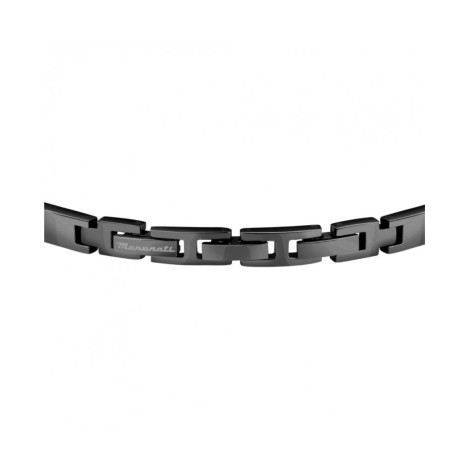 Bracciale Maserati Acciaio Ceramica Nera JM224ATZ36
