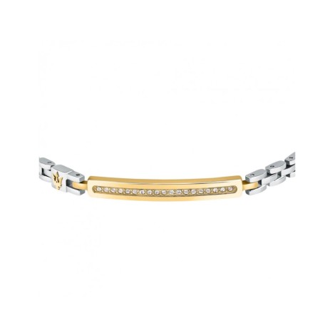 Bracciale Maserati Iconic Acciaio e Zirconi JM224AVD42