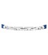 Bracciale Maserati Iconic Acciaio ed Elementi Blu JM334AVD45
