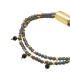 Bracciale Breil Magnetica Doppio Filo Di Agata Nera TJ3684