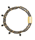 Bracciale Breil Magnetica Doppio Filo Di Agata Nera TJ3684