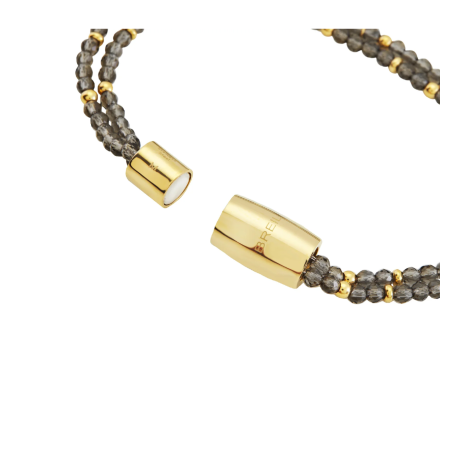 Bracciale Breil Magnetica Doppio Filo Di Agata Nera TJ3684