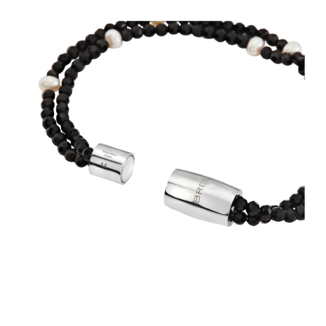 Bracciale Breil Magnetica Doppio Filo Con Cristalli E Perle TJ3688