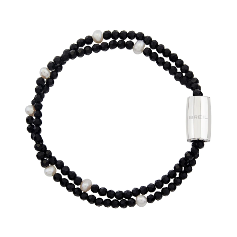 Bracciale Breil Magnetica Doppio Filo Con Cristalli E Perle TJ3688