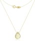 Collana Goccia Oro Giallo 9kt Prasiolite 9GAG53026