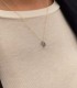 Collana Goccia Oro Giallo 9kt Prasiolite 9GAG53026