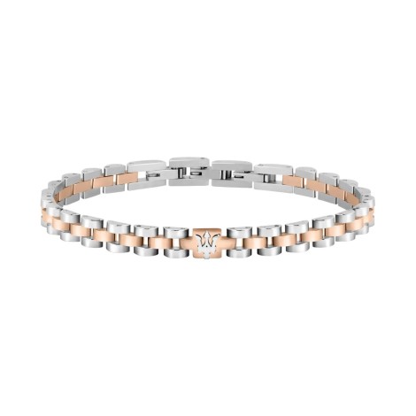 Bracciale Maserati Acciaio Rosé e Argento JM219AQH16