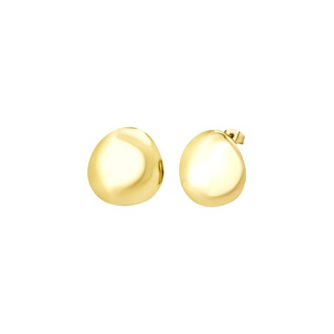 Orecchini Lobo Breil Boule Acciaio Dorato TJ3710