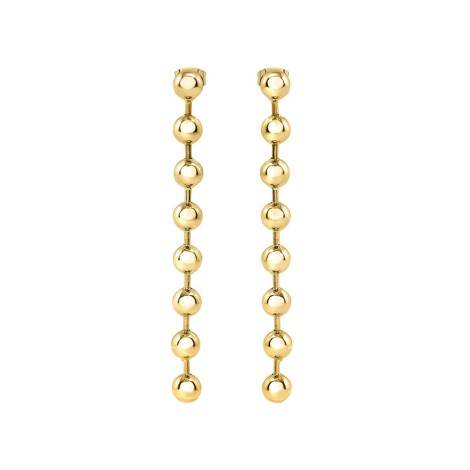 Orecchini Sfere Breil Bubble Acciaio Dorato TJ3712