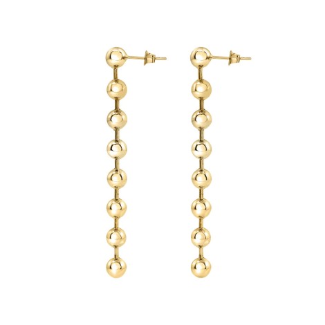 Orecchini Sfere Breil Bubble Acciaio Dorato TJ3712