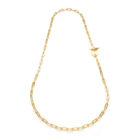 Collana Unoaerre Bronzo Giallo Forzatina