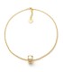 Collana Unoaerre Bronzo Dorato Anello Centrale