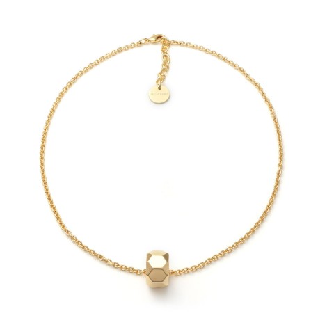 Collana Unoaerre Bronzo Dorato Anello Centrale