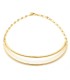 Collana Unoaerre Bronzo Dorato Semirigido