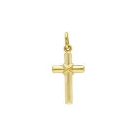 Ciondolo Croce Oro Giallo 9Kt