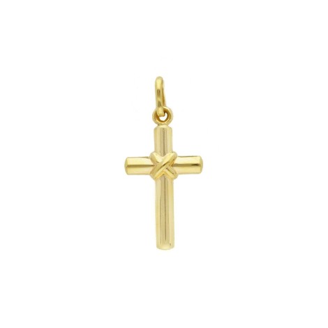 Ciondolo Croce Oro Giallo 9Kt