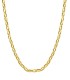 Collana Paper Clip Ovale Oro Giallo 9kt