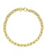 Bracciale Maglia Tubetti Corti Oro Giallo 9kt