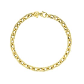 Bracciale Maglia Tubetti Corti Oro Giallo 9kt