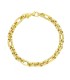 Bracciale Rolò Alternata Ovale Oro Giallo 9kt