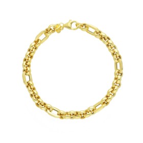 Bracciale Rolò Alternata Ovale Oro Giallo 9kt