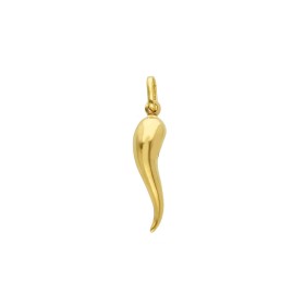 Ciondolo Corno Oro Giallo 9Kt
