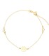 Bracciale Albero Della Vita E Cuori Oro Giallo 9k