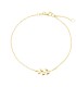 Bracciale Foglia Centrale Oro Giallo 9kt
