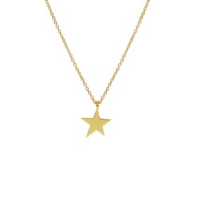 Collana Pendente Stella Oro Giallo 9Kt