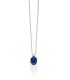 Collana Miluna Oro Bianco 18kt Zaffiro CLD4575