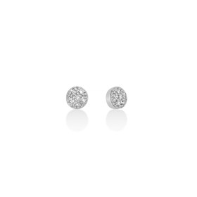 Orecchini Miluna Oro Bianco 9Kt Diamanti ERD2905X