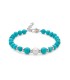 Bracciale Miluna Argento e Aulite Turchese PBR3536